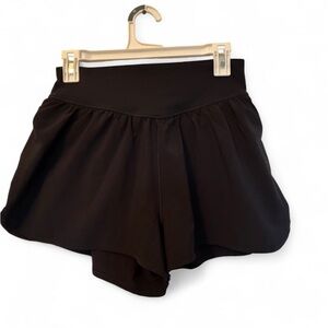 OFFLINE By Aerie Real Me Crossover Flowy Short  black medium